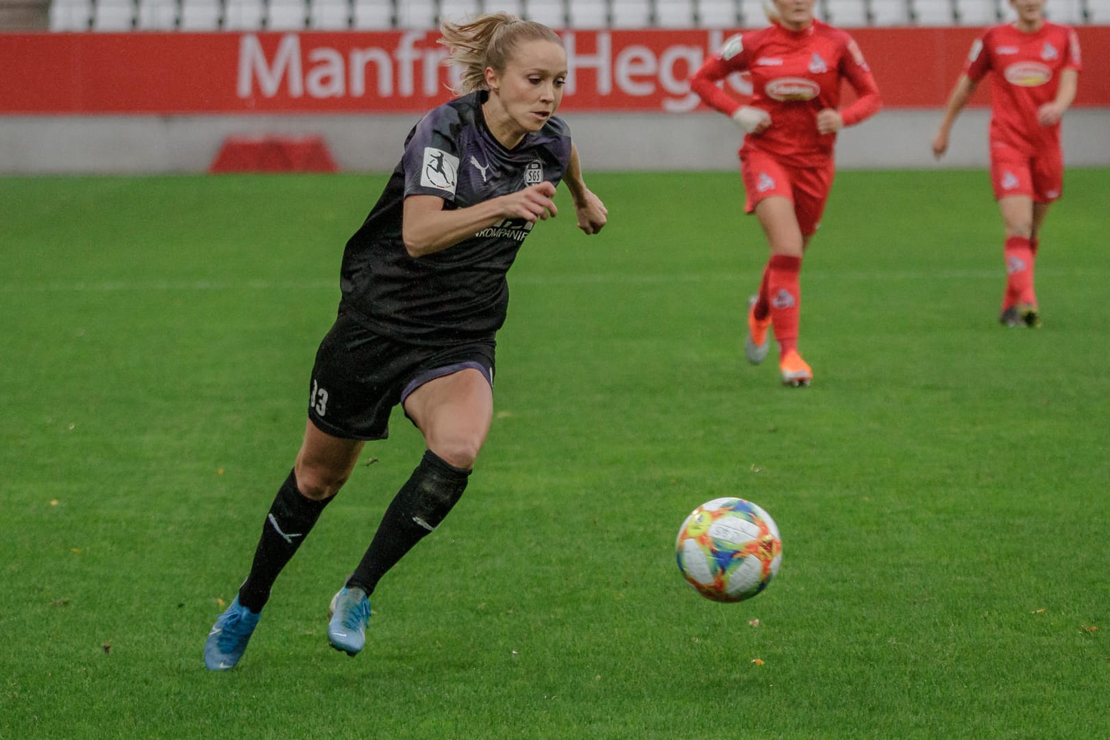 Turid Knaak von der SGS Essen: Heute treffen die Damen der SGS auf den 1. FFC Frankfurt.