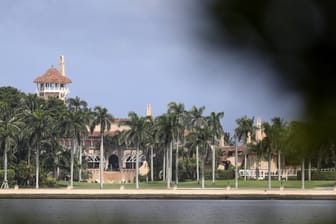 Ein Blick auf das Mar-a-Lago Resort, das zukünftige Hauptdomizil von US-Präsident Donald Trump im US-Bundesstaat Florida.