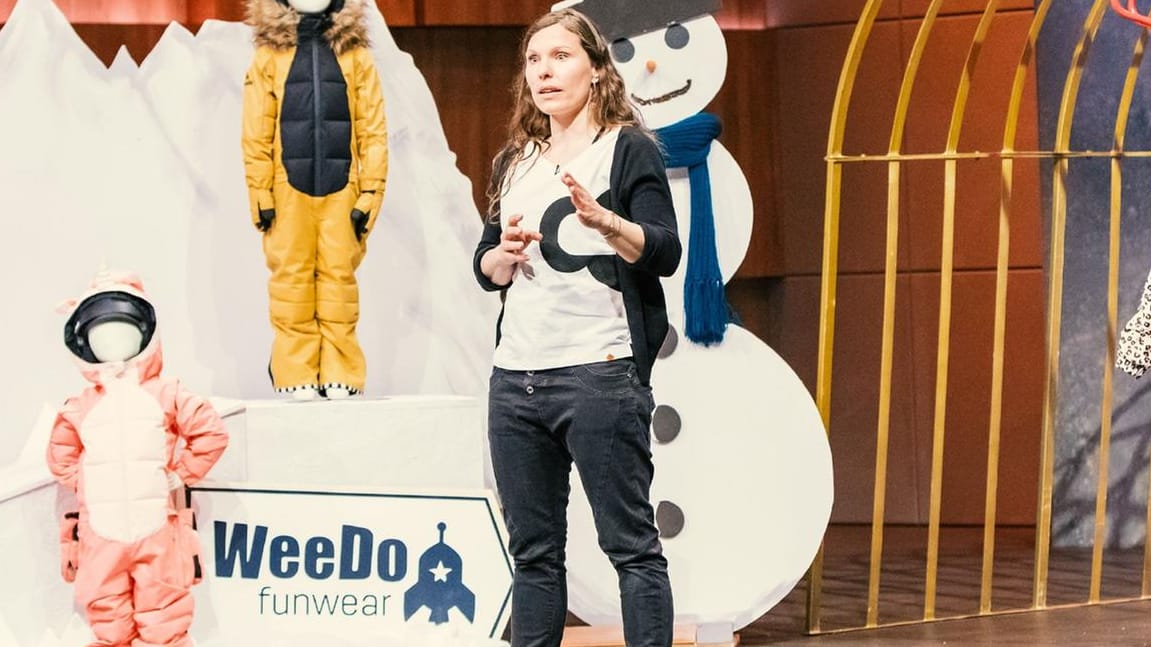 Antje Risau: Die Schneiderin präsentierte den Löwen ihre innovativen Schneeanzüge. Die Idee soll allerdings nicht von ihr stammen.