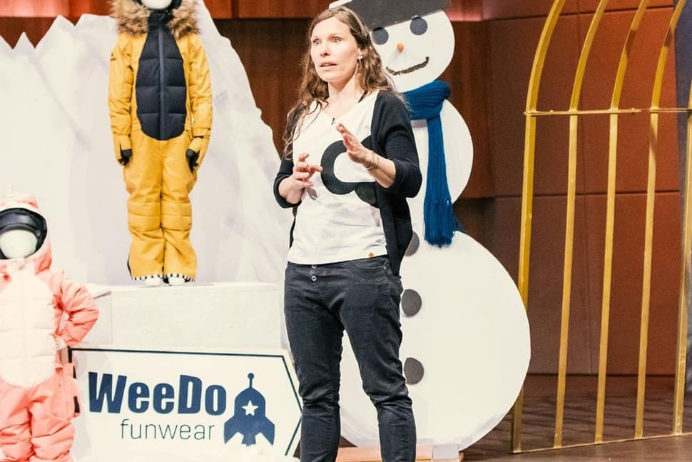 Antje Risau: Die Schneiderin präsentierte den Löwen ihre innovativen Schneeanzüge. Die Idee soll allerdings nicht von ihr stammen.