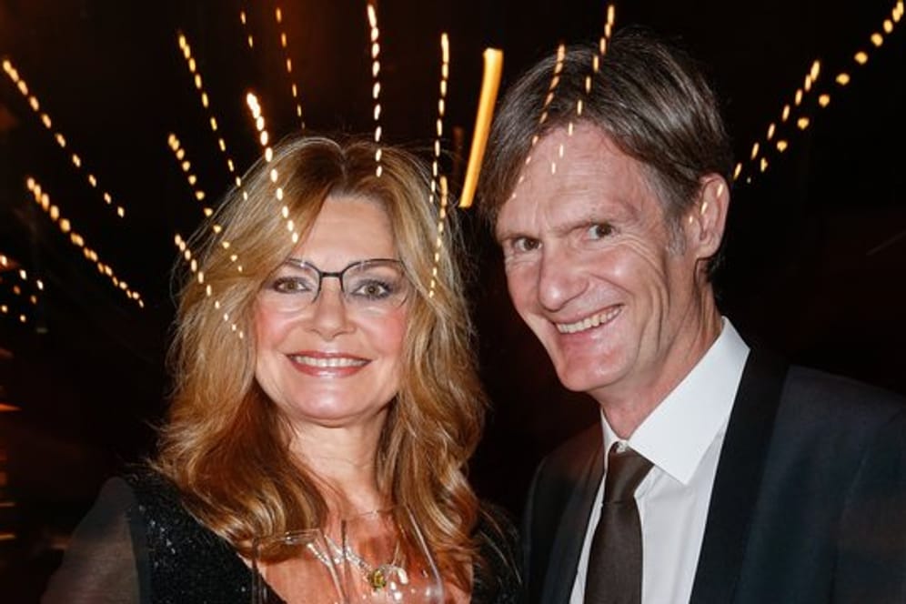 Schauspielerin Maren Gilzer und Ehemann Harry Kuhlmann bei der Operngala für die Deutsche Aids-Stiftung.