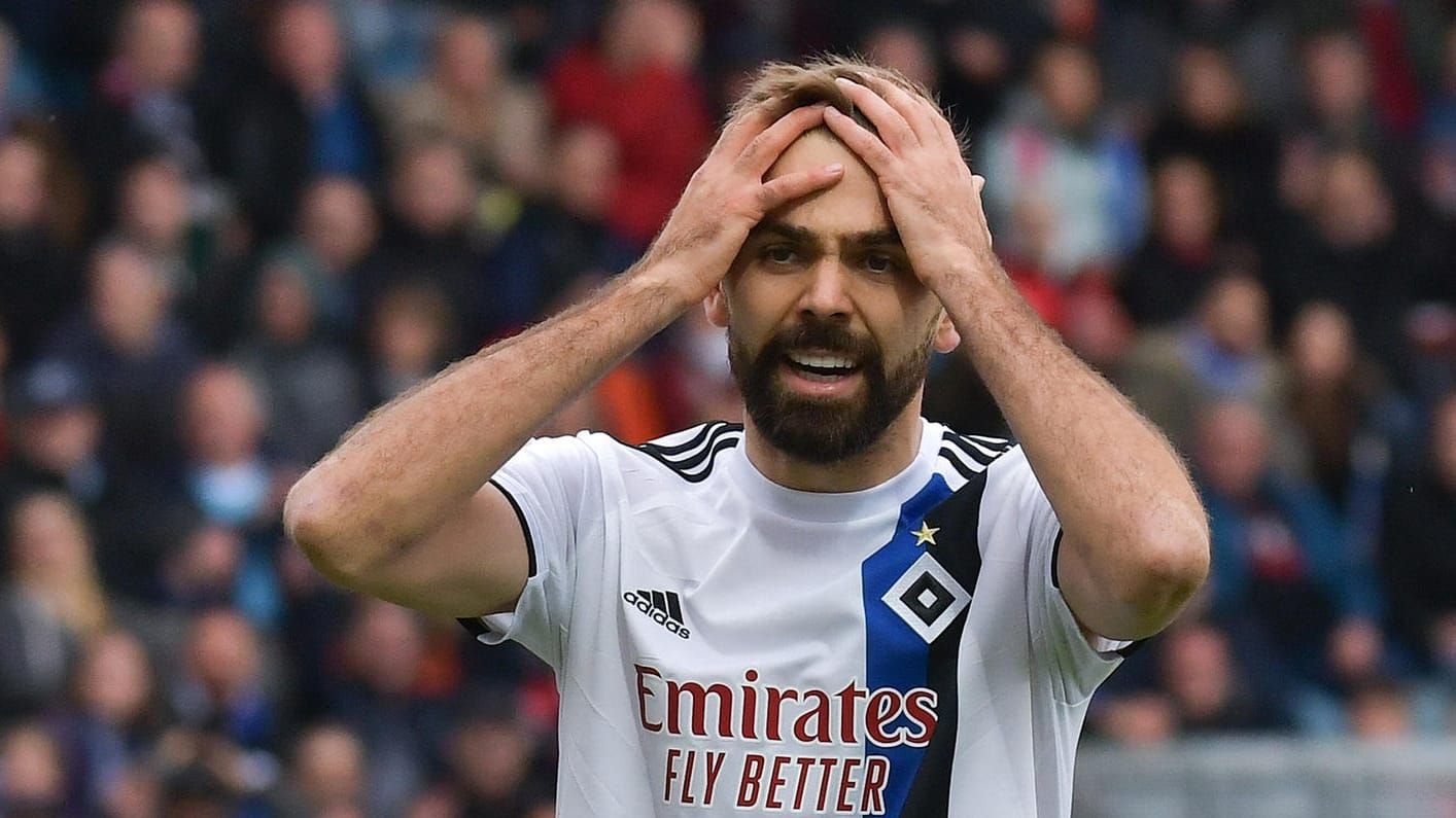 Lukas Hinterseer: Der HSV-Stürmer konnte das Unentschieden nicht mehr abwenden.