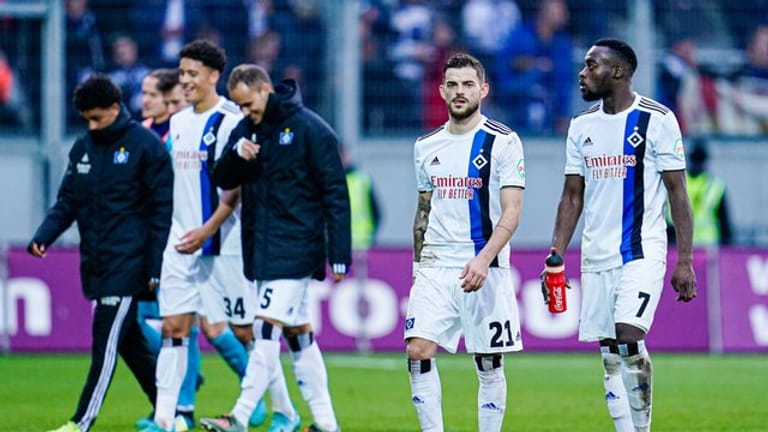 Der Hamburger SV kam in Wiesbaden nicht über ein 1:1 hinaus.