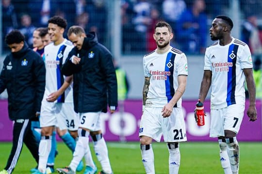 Der Hamburger SV kam in Wiesbaden nicht über ein 1:1 hinaus.