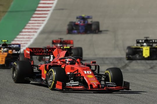 Charles Leclerc wurde im Ferrari in Austin Fünfter.