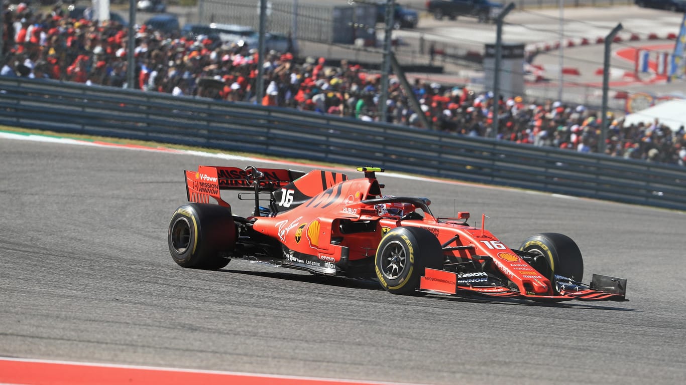 Fuhr der Konkurrenz in Austin hinterher: Ferrari-Pilot Charles Leclerc.