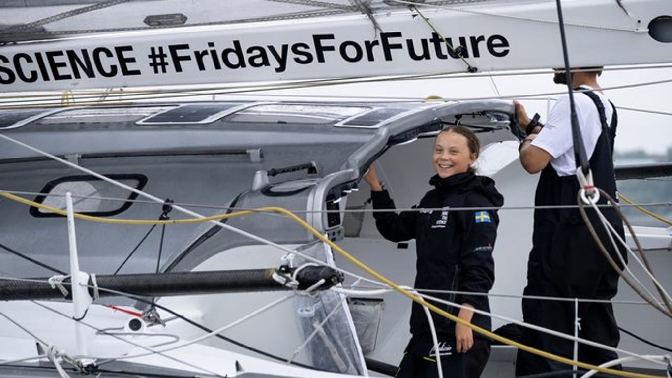Greta Thunberg reiste im August per Hochsee-Segeljacht über den Atlantik.