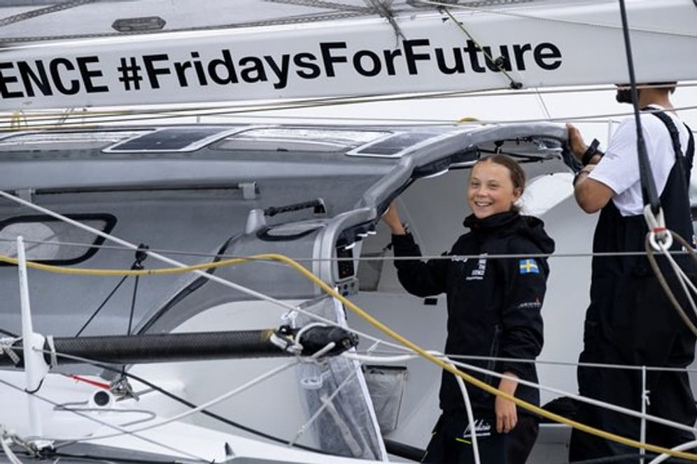 Greta Thunberg reiste im August per Hochsee-Segeljacht über den Atlantik.