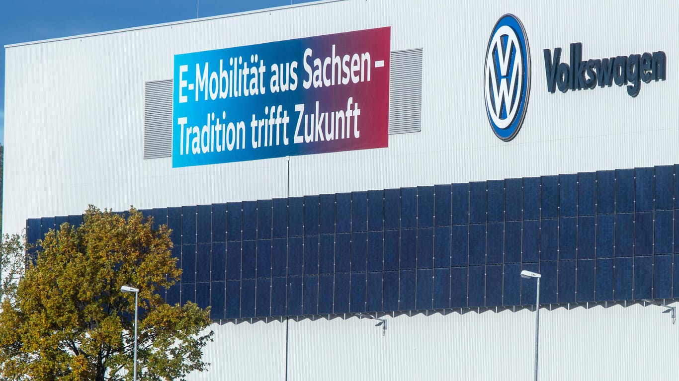 VW-Werk im sächsischen Zwickau: Hier startet die Produktion des Elektroautos ID.3.