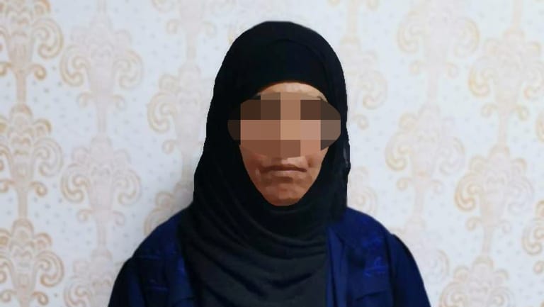 Rasmiya Awad, angeblich die Schwester vom getöteten IS-Chef al-Bagdadi.