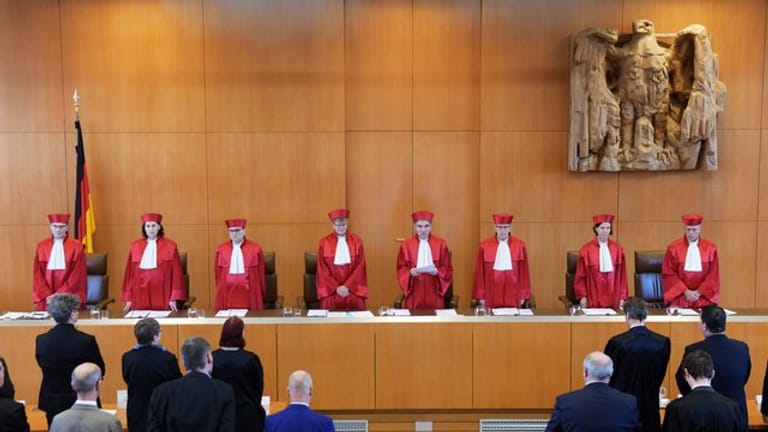 Der Erste Senats des Bundesverfassungsgerichts verkündet das Urteil über die Rechtmäßigkeit von Hartz-IV-Sanktionen.