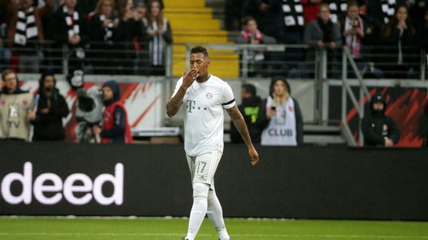 Bayern-Verteidiger Jérôme Boateng muss zwei Bundesligaspiele zuschauen.