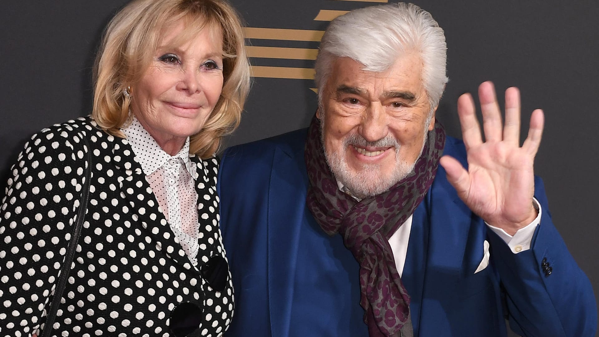 Schauspieler Mario Adorf und seine Frau Monique Faye: Die beiden sind seit 1985 verheiratet.