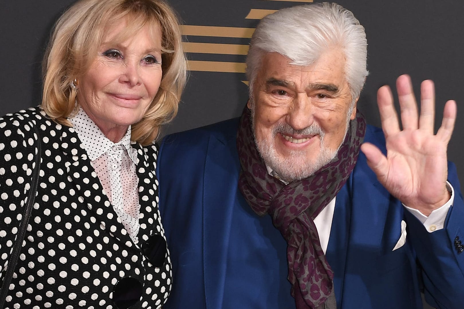 Schauspieler Mario Adorf und seine Frau Monique Faye: Die beiden sind seit 1985 verheiratet.