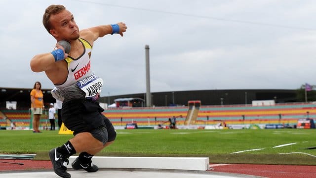 Wäre über 400 Zuschauer in Dubai schon froh: Niko Kappel, Titelverteidiger im Kugelstoßen.