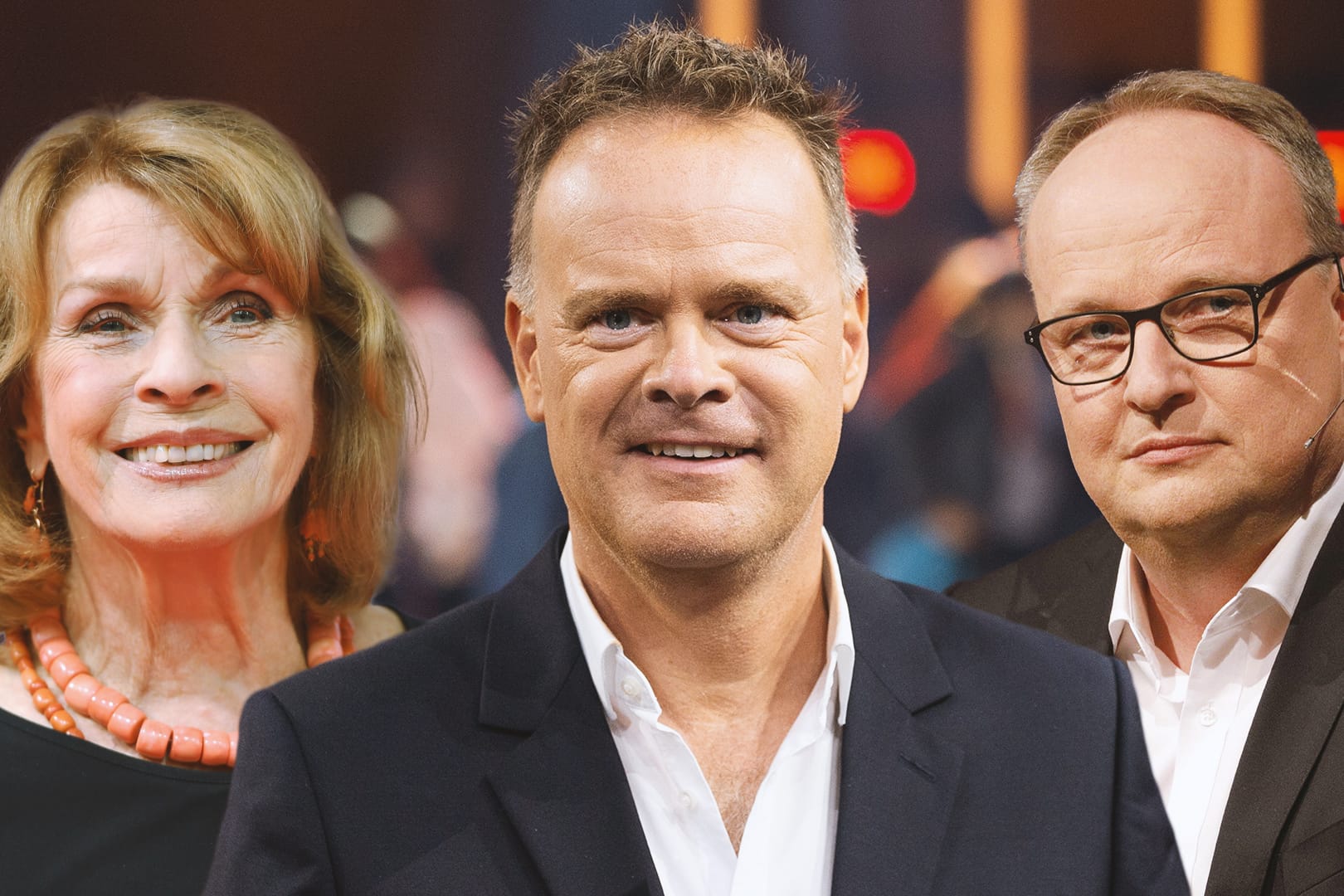 Senta Berger, Christian Sievers und Oliver Welke: Prominente Sendergesichter aus TV-Filmen wie "Die Hochzeit meiner Eltern", Nachrichtensendungen wie dem "heute-journal" oder dem Comedy-Dauerbrenner "heute-show".