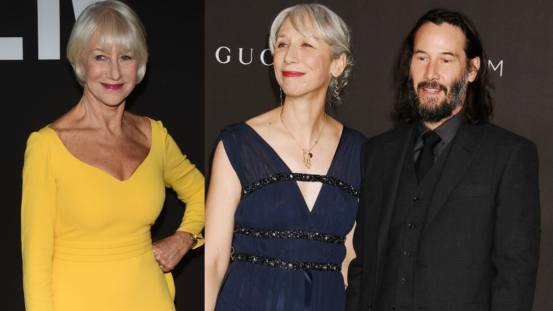 Helen Mirren: Sie wurde für Keanu Reeves neue Freundin Alexandra Grant gehalten.