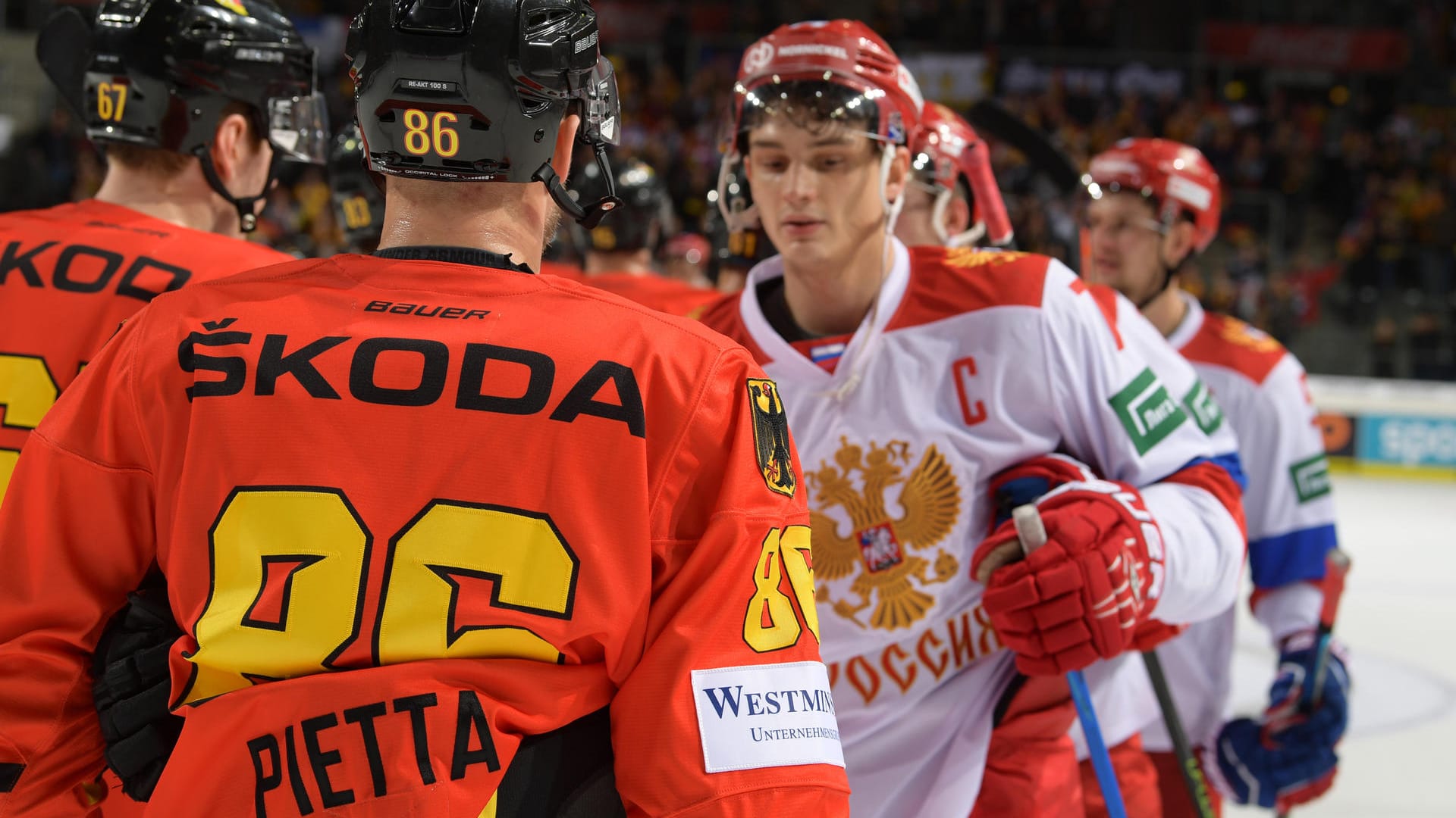 Deutschland Cup: Deutschland hat in Krefeld gegen Russland überzeugt.