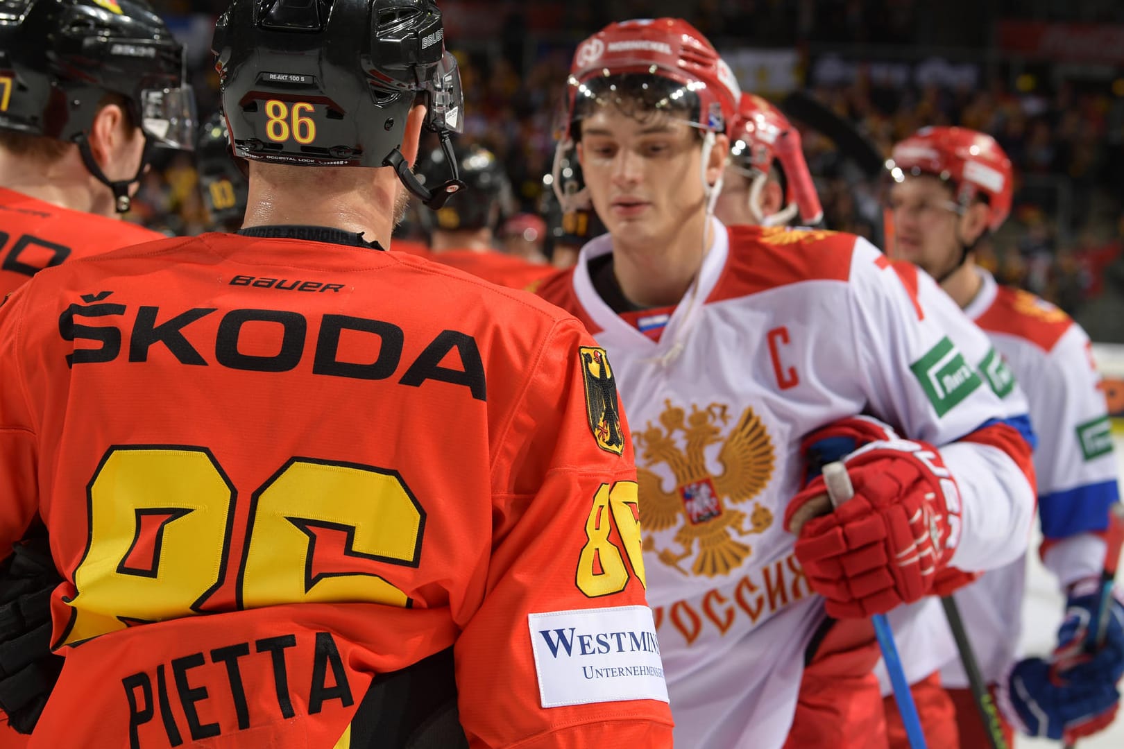 Deutschland Cup: Deutschland hat in Krefeld gegen Russland überzeugt.