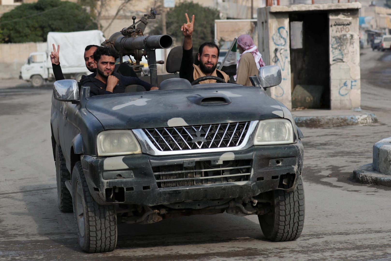 Von der Türkei unterstütze Rebellen in Nordsyrien: Der Historiker Andreas Rödder findet, dass die Bundesregierung im Umgang mit dem Konflikt kein gutes Bild abgibt.