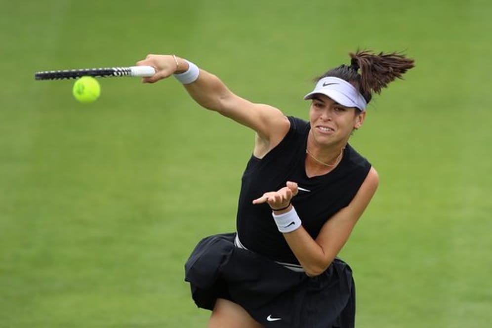 Die australische Tennisspielerin Ajla Tomljanovic in Aktion.