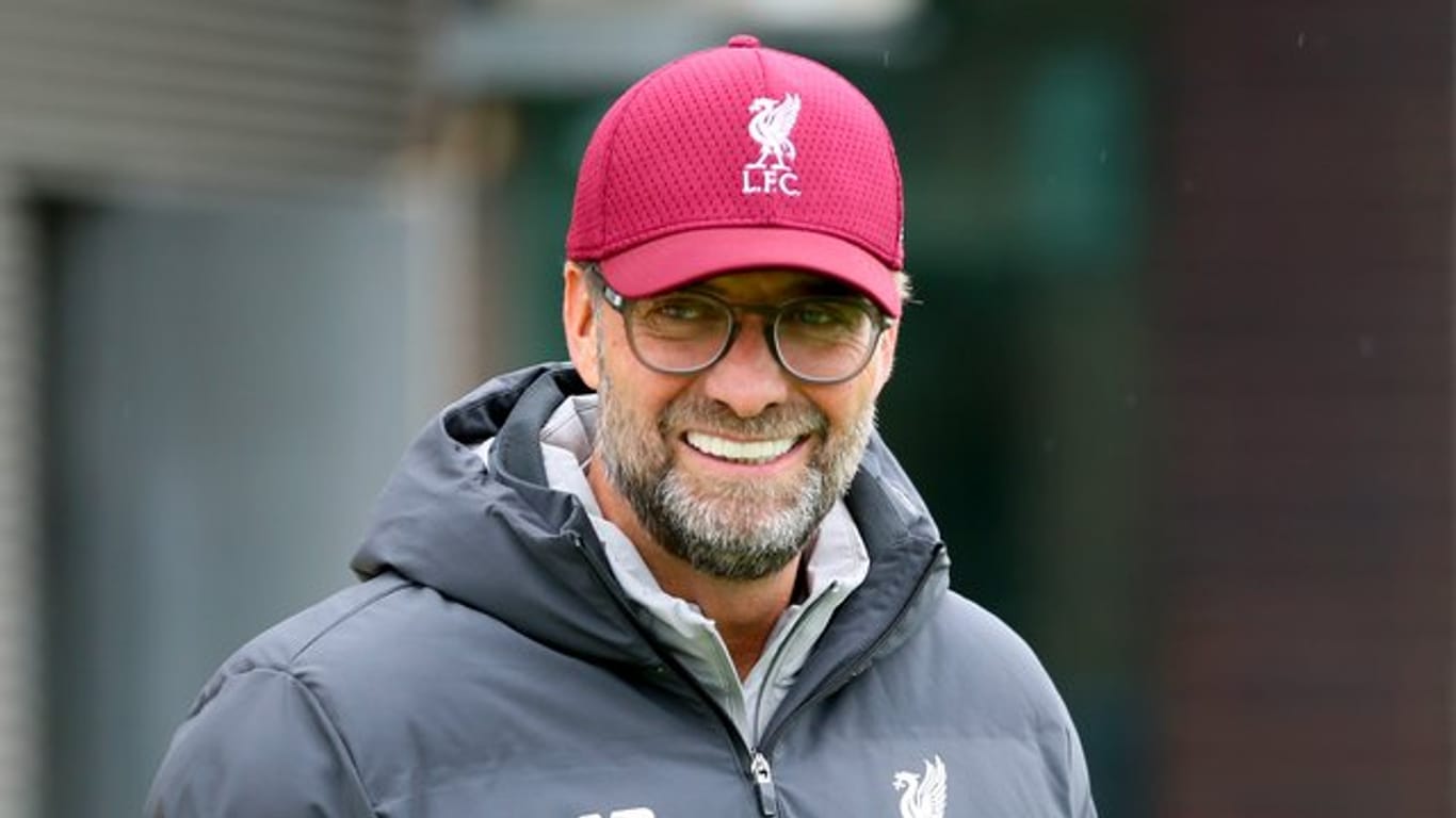 Bleibt vor dem Kracher gegen Manchester City gelassen: Liverpools Trainer Jürgen Klopp.