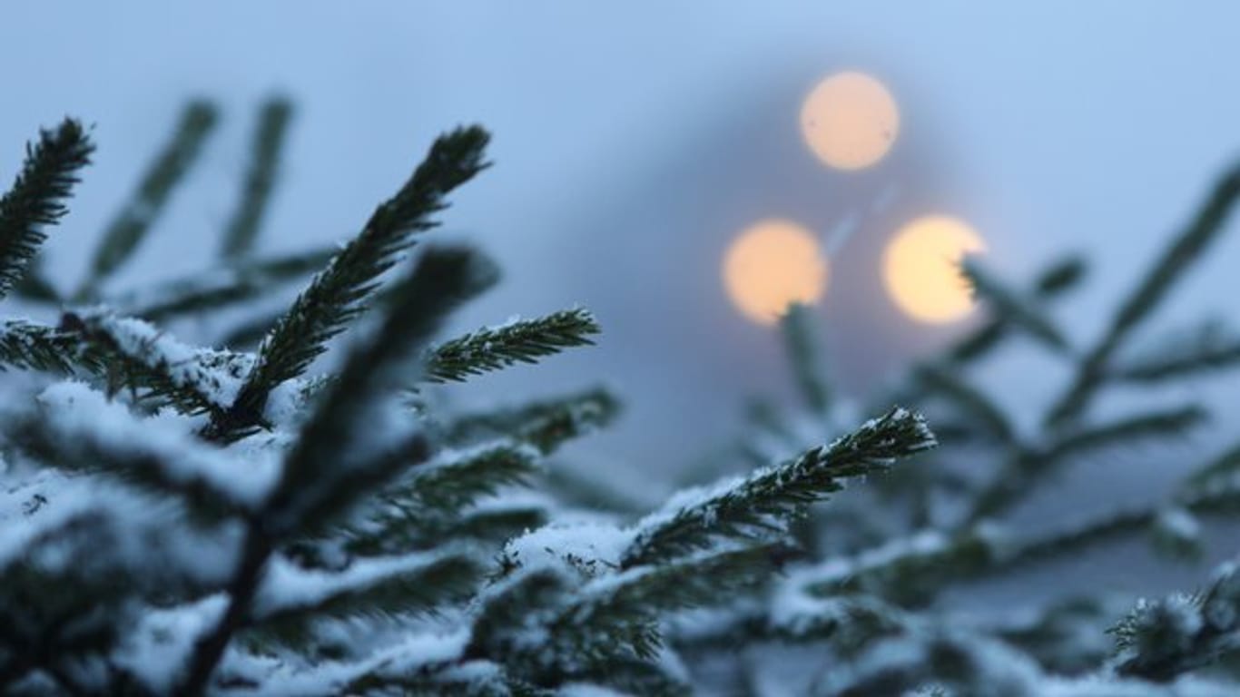 Erster Schnee auf dem Brocken