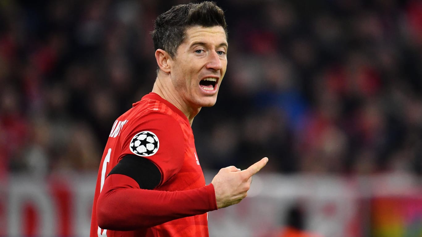 Robert Lewandowski: Der polnische Torjäger ist aktuell die Lebensversicherung der Bayern.