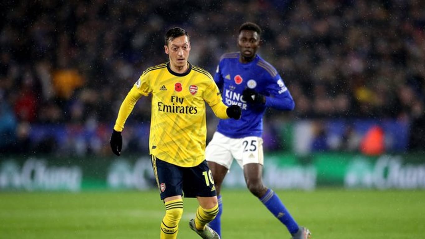 Mesut Özil musste mit dem FC Arsenal eine Pleite gegen Leicester verbuchen.