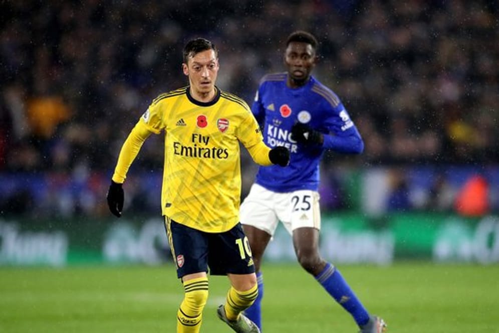 Mesut Özil musste mit dem FC Arsenal eine Pleite gegen Leicester verbuchen.