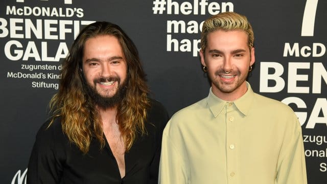 Tom und Bill Kaulitz (r) bei der McDonald's Benefizgala in München.