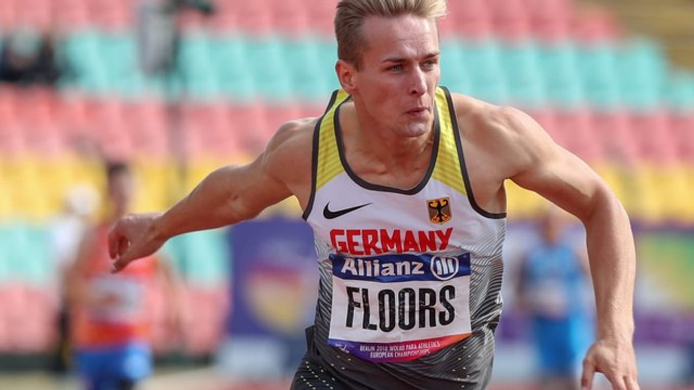 Zum schnellsten Stelzensprinter der Geschichte über 100 Meter aufgestiegen: Johannes Floors.