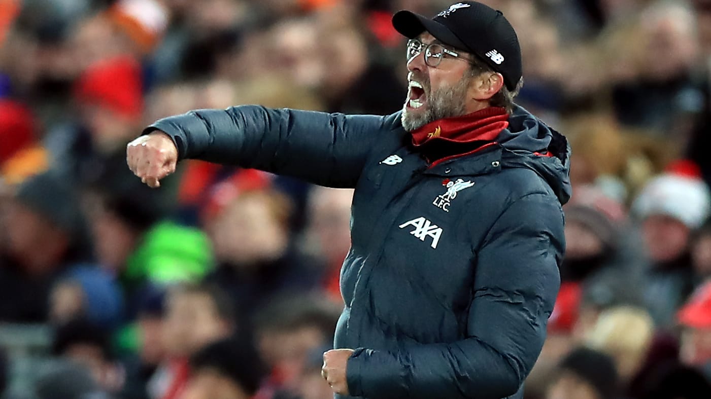 Jubel: Liverpool-Trainer Klopp feiert den Erfolg gegen City.