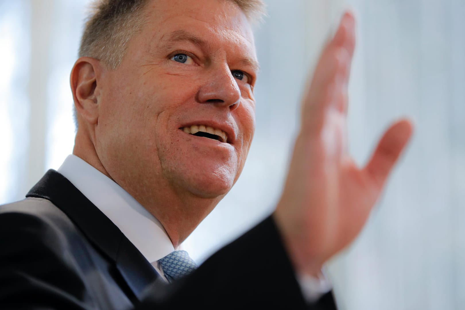 Klaus Iohannis: Er ist mit großem Abstand Favorit bei der Präsidentenwahl in Rumänien.