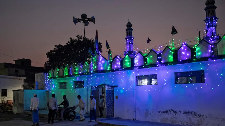 Moschee in Ayodhya, Indien.