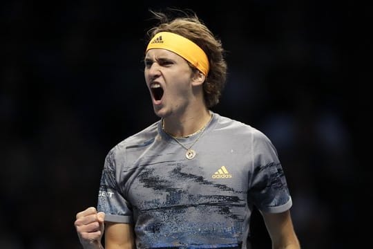 Hat sich gegen Rafael Nadal durchgesetzt: Alexander Zverev jubelt über einen gewonnenen Punkt.