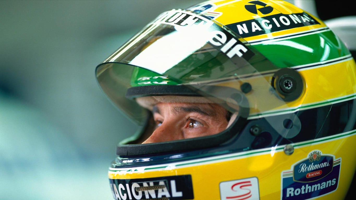 Trug seine Karriere lang das gleiche Helm-Design: Formel-1-Legende Ayrton Senna.
