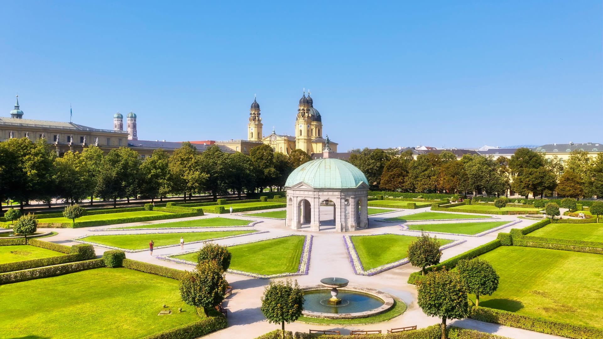 Dianatempel im Hofgarten: Er wurde im Stile italienischer Renaissancegärten errichtet.