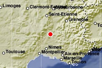 Epizentrum des Erdbebens in Südostfrankreich: Bei den schweren Erschütterungen am Montag wurden vier Menschen verletzt.