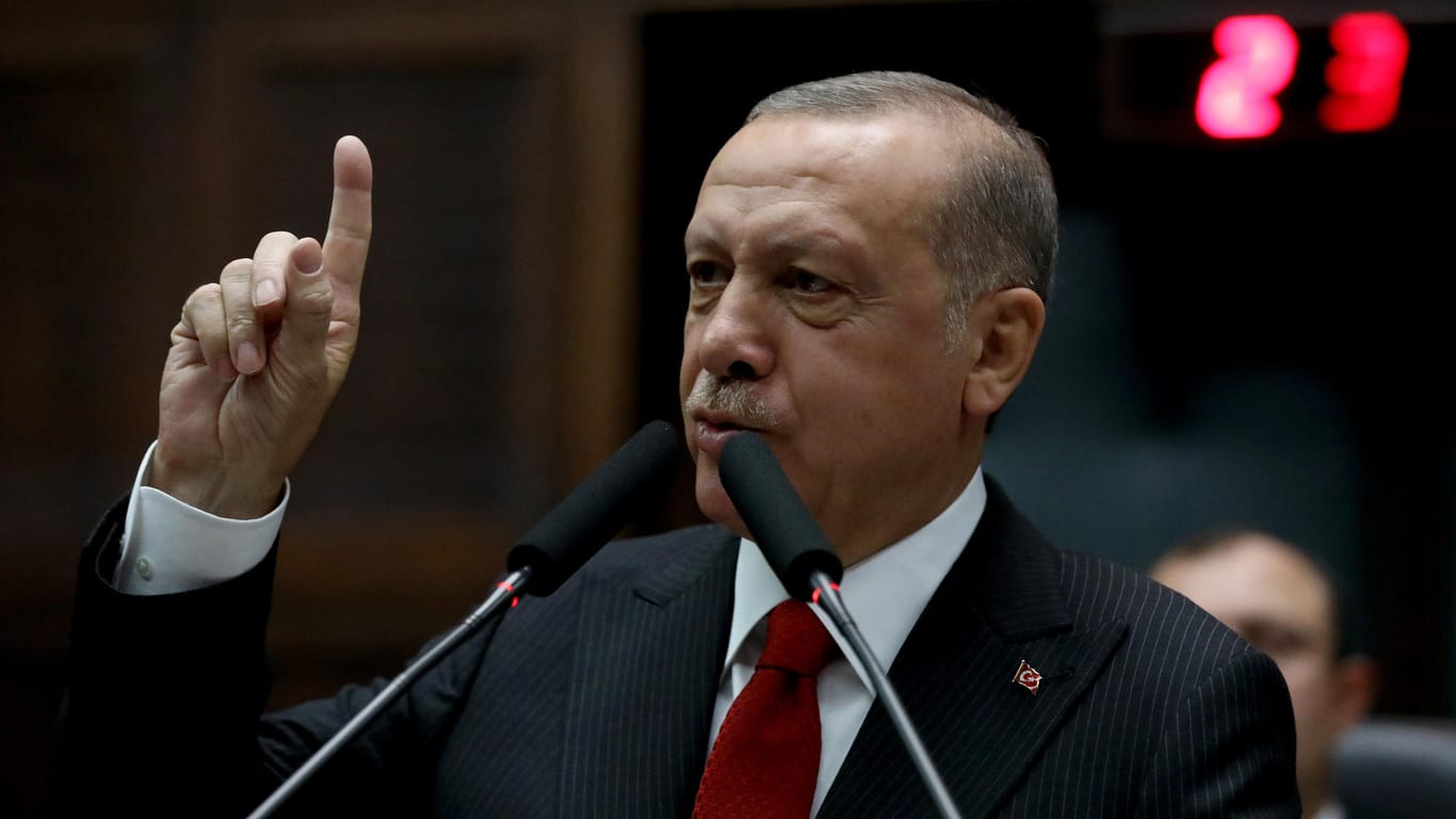 Der türkische Präsident Erdogan: Er will die IS-Anhänger und ihre Familien aus der Türkei ausweisen.
