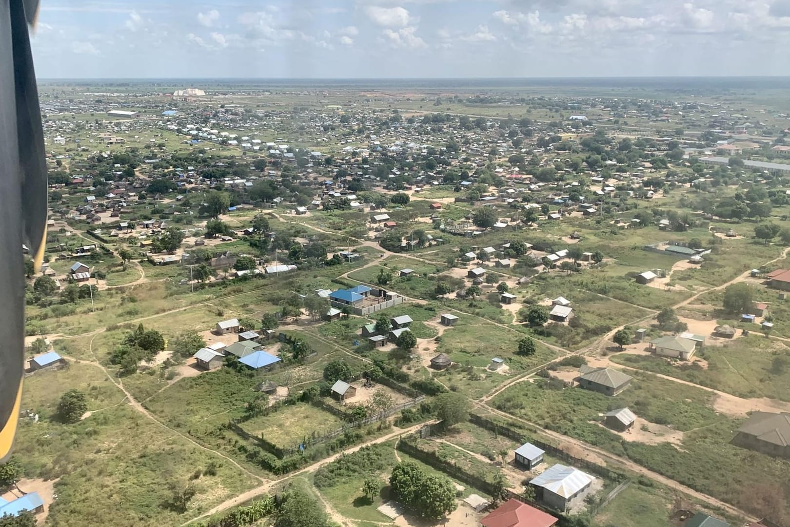 Anflug auf die südsudanesische Hauptstadt Juba.