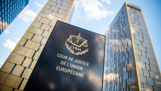 Die Bürotürme des Europäischen Gerichtshofs in Luxemburg.