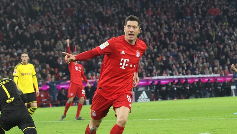 Mit 16 Treffern einer der besten Stürmer Europas: Bayerns Robert Lewandowski.