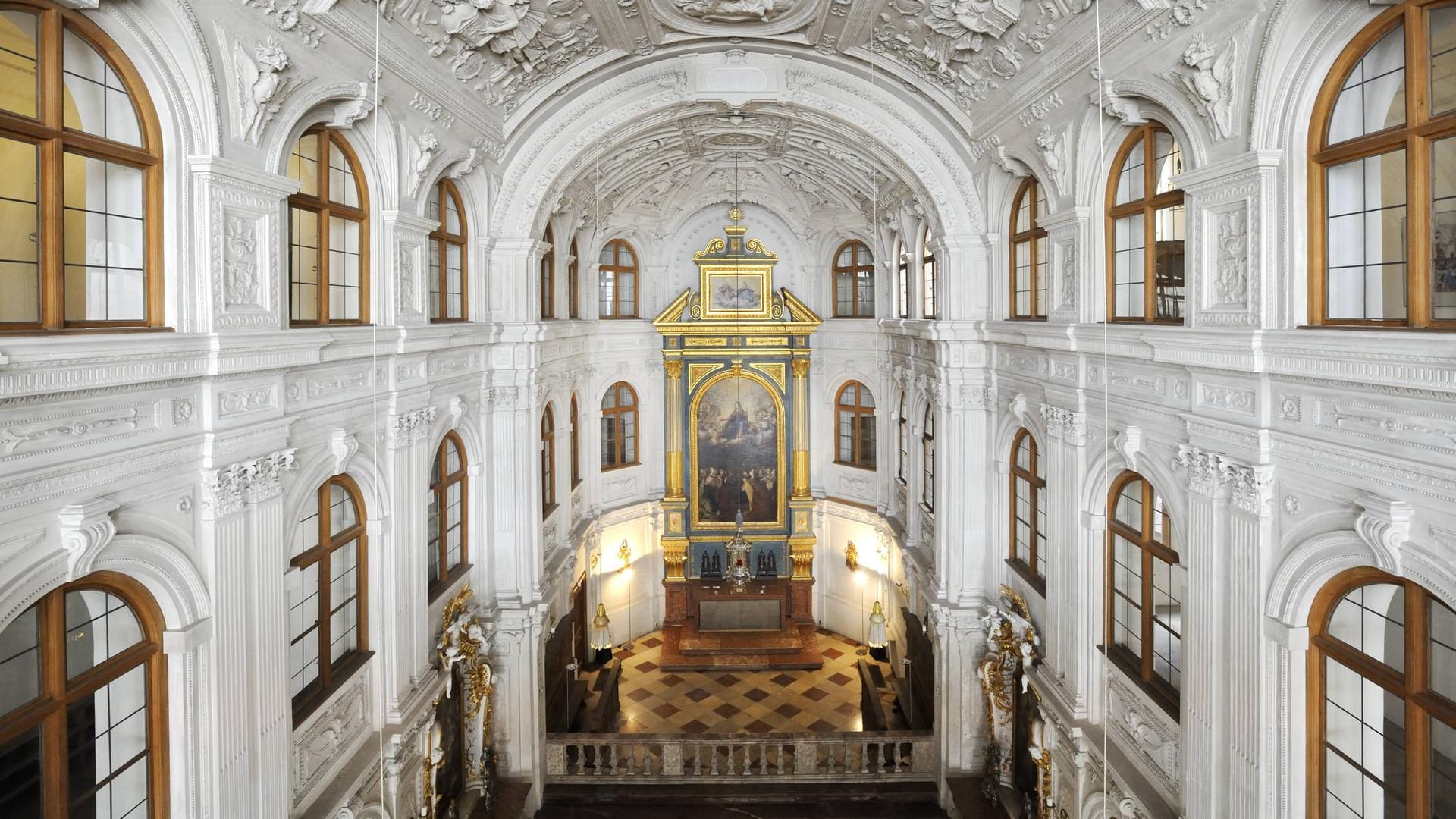 Die Hofkapelle der Münchener Residenz: Hier finden regelmäßig Veranstaltungen und Konzerte statt.