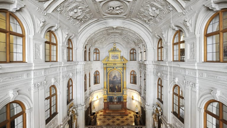 Die Hofkapelle der Münchener Residenz: Hier finden regelmäßig Veranstaltungen und Konzerte statt.
