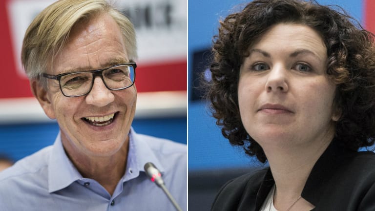 Dietmar Bartsch und Amira Mohamed Ali: Die beiden sind das neue Führungsduo der Linksfraktion im Bundestag.