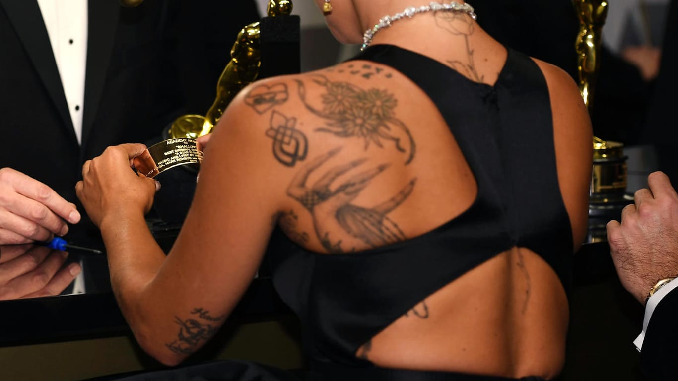 Lady Gaga und ihre Tattoos: Die Künstlerin hat andere, bessere Wege gefunden, um sich selbst auszudrücken. (Archivbild)