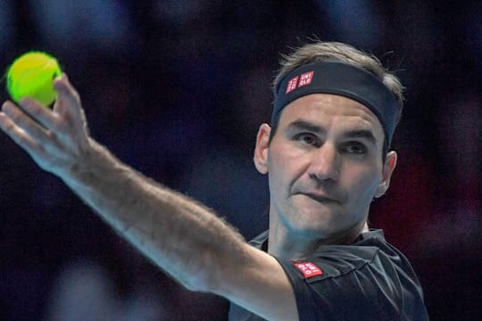 Roger Federer hat in London gegen Matteo Berrettini gewonnen.