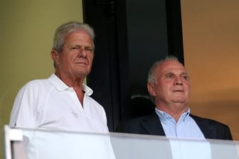 Zwei Persönlichkeiten im deutschen Fußball: Dietmar Hopp (l) und Uli Hoeneß.