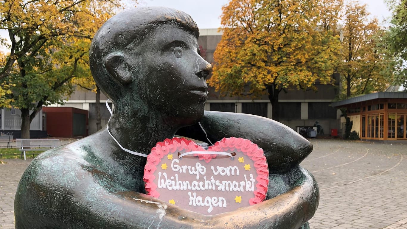 Noch ist es in der Hagener Innenstadt nicht sehr weihnachtlich, doch bereits in den kommenden Tagen beginnt der Aufbau des diesjährigen Weihnachtsmarktes.